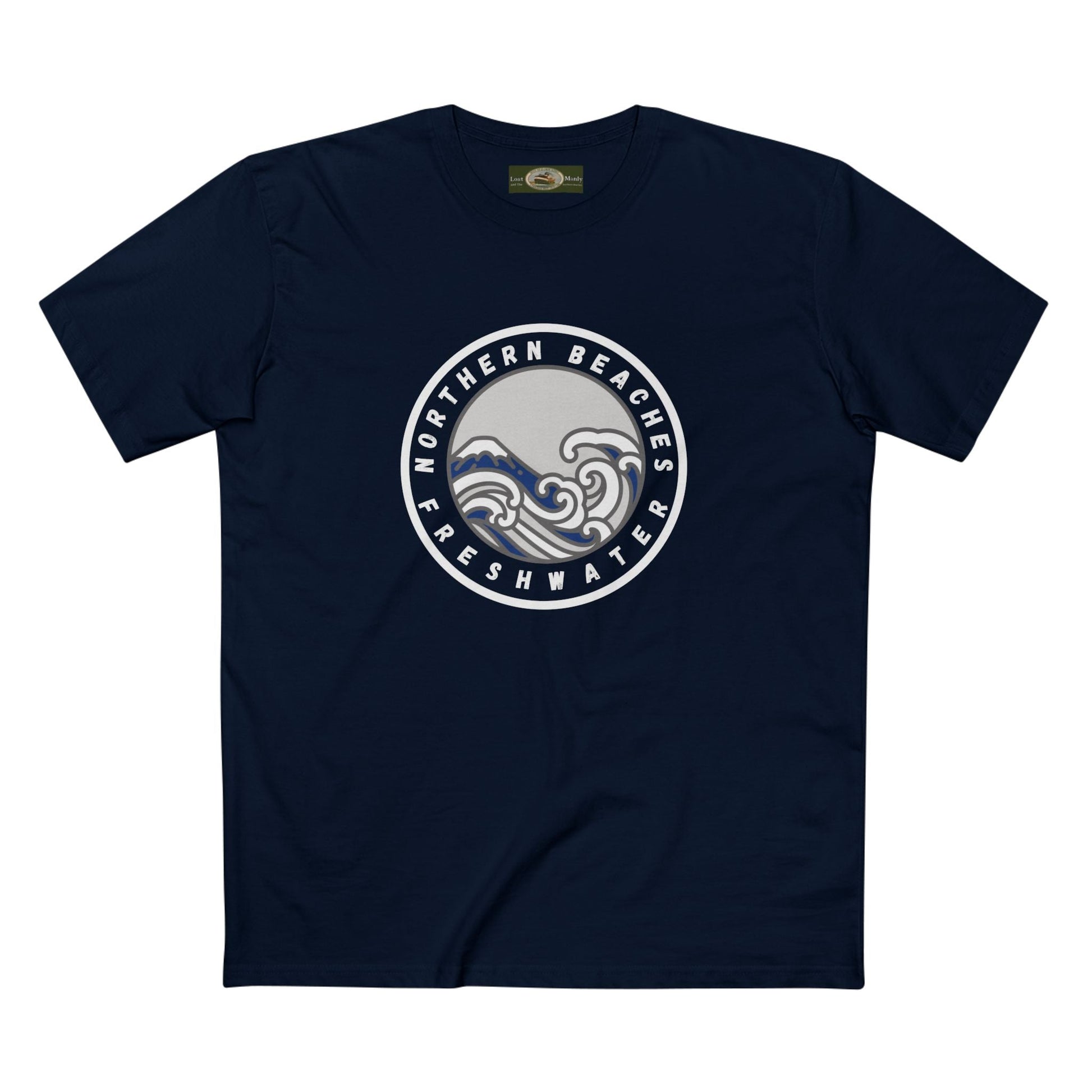Northern Beaches 'Freshwater' Cotton Tee — Custom Logo Adult T-Shirt 