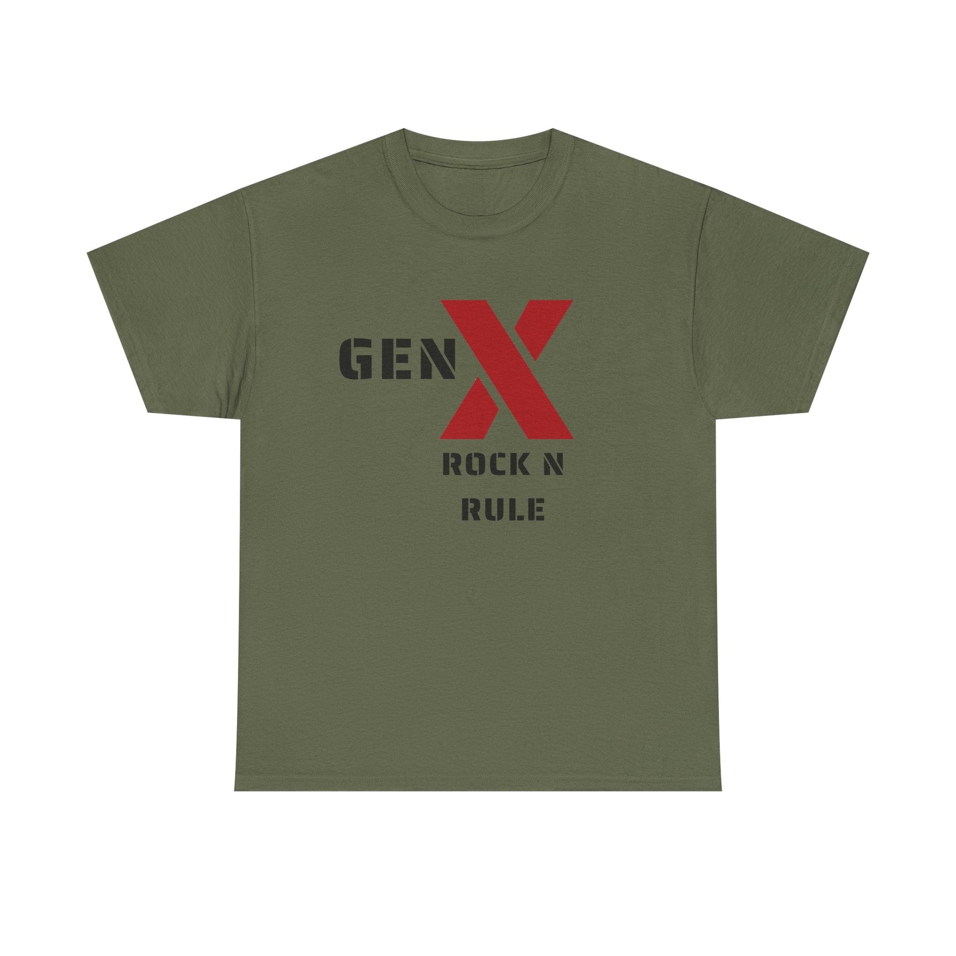 Gen X Rock N Rule Unisex Tee - Vintage Style Music T-Shirt, Casual Wear, Gift for Gen X, Music Lovers, Nostalgia Apparel 