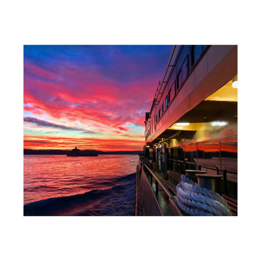 Manly Ferry Sunset Ride – Sydney Harbour Poster | Haig Gilchrist Photography - Lost Manly Shop