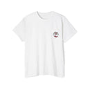 "The Westwood" Northern Beaches custom design different logo front and back Heavy Cotton Pocket Tee Printify