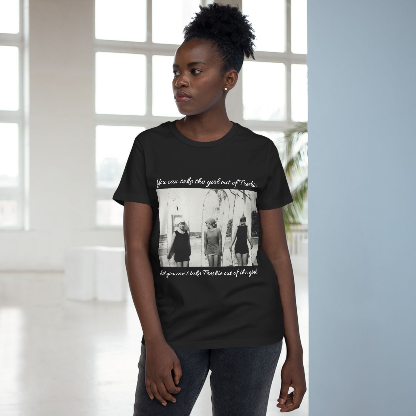 Vintage Women’s Maple Tee - ‘You Can Take the Girl Out of Freshie’ Graphic T-Shirt 