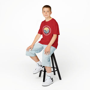 Ocean Wave Kids Cotton Tee – Northern Beaches logo 