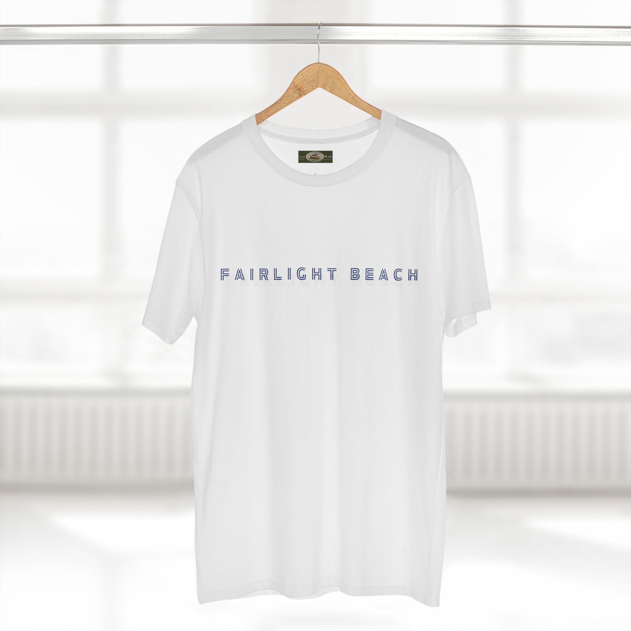 Fairlight Beach Northern Beaches Sydney Australia Printed Logo T-Shirt Printify
