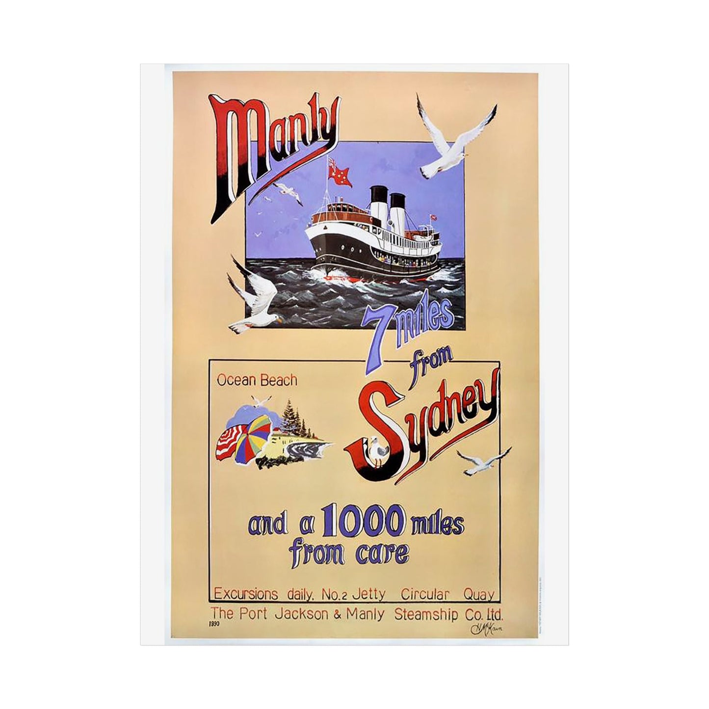 Lost Manly Customised Posters - Nautical Wall Art Print - Order Here, Special Requests Taken Here - Domestic and International Orders 