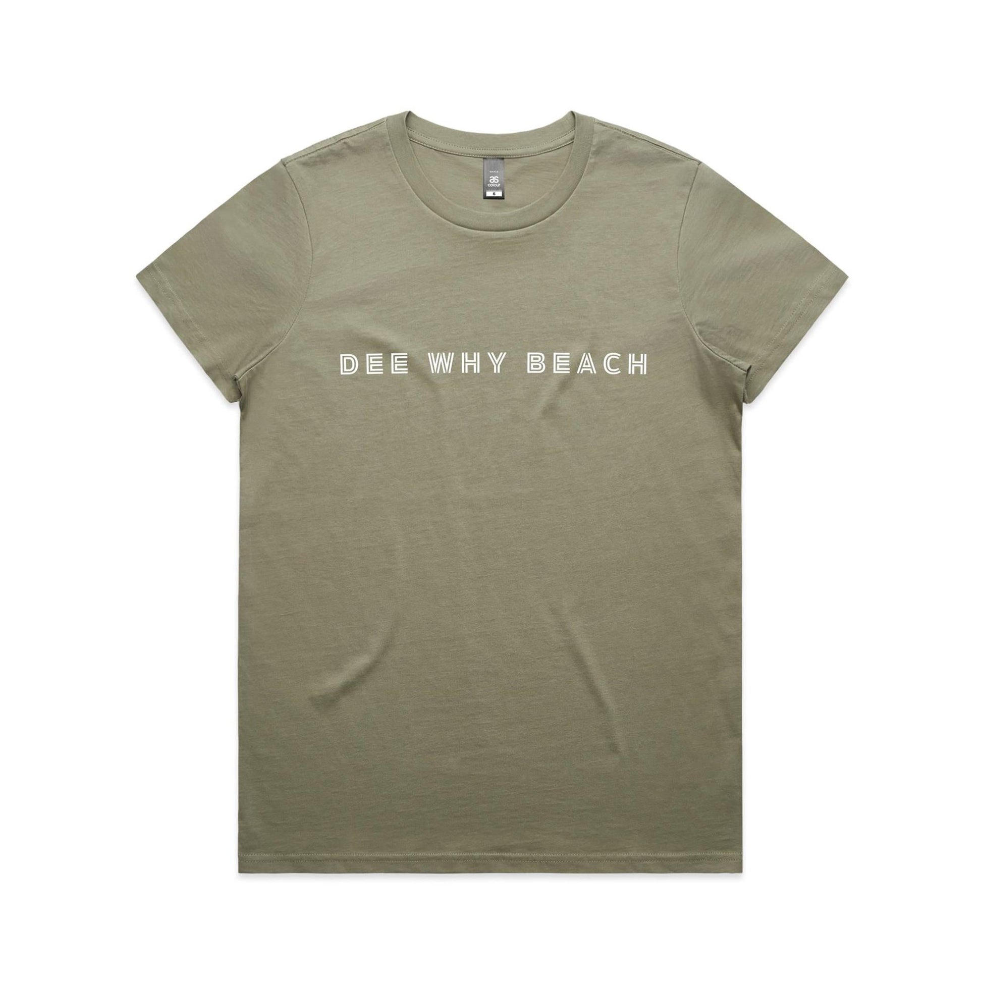Dee Why Beach AS Colour Women's Maple Tee 