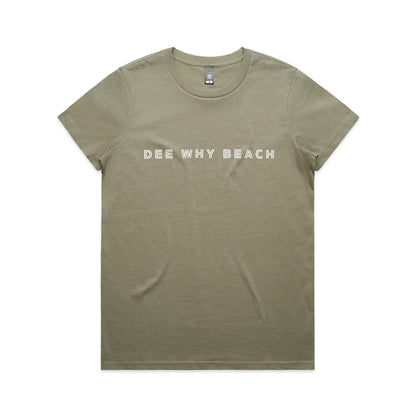 Dee Why Beach AS Colour Women's Maple Tee 