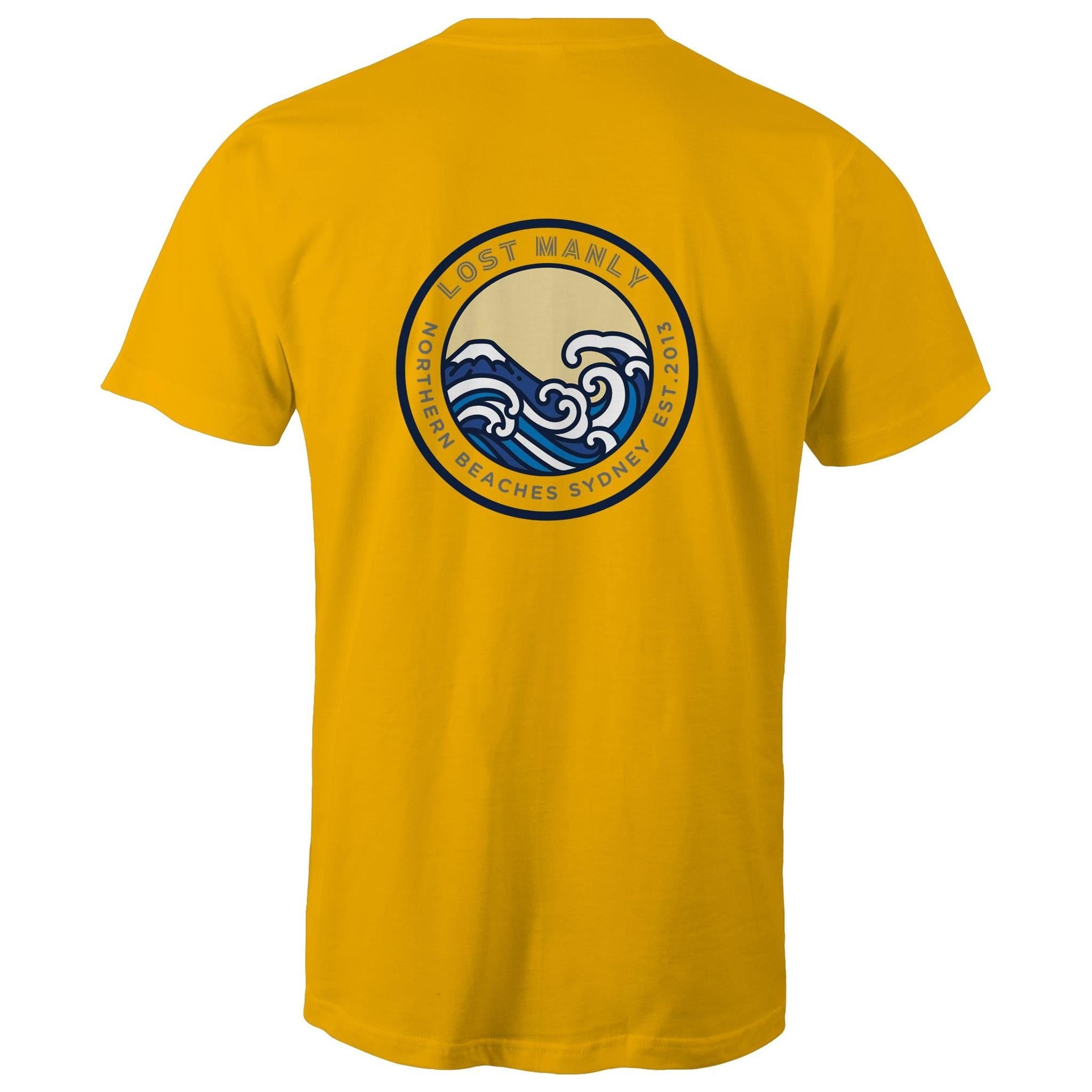 Lost Manly Northern Beaches Sydney Australia Printed Logo T-Shirt Ogo Merch