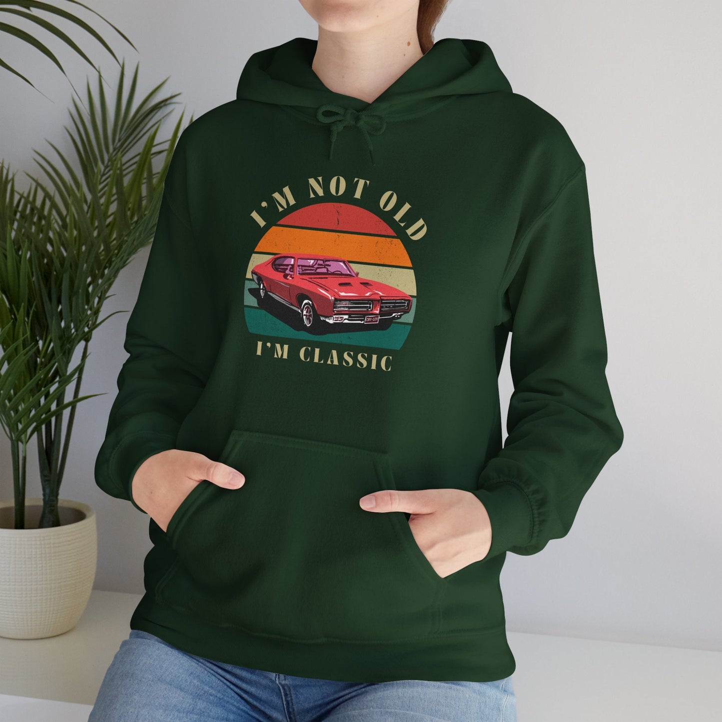 Vintage Classic Humour Logo Hoodie 