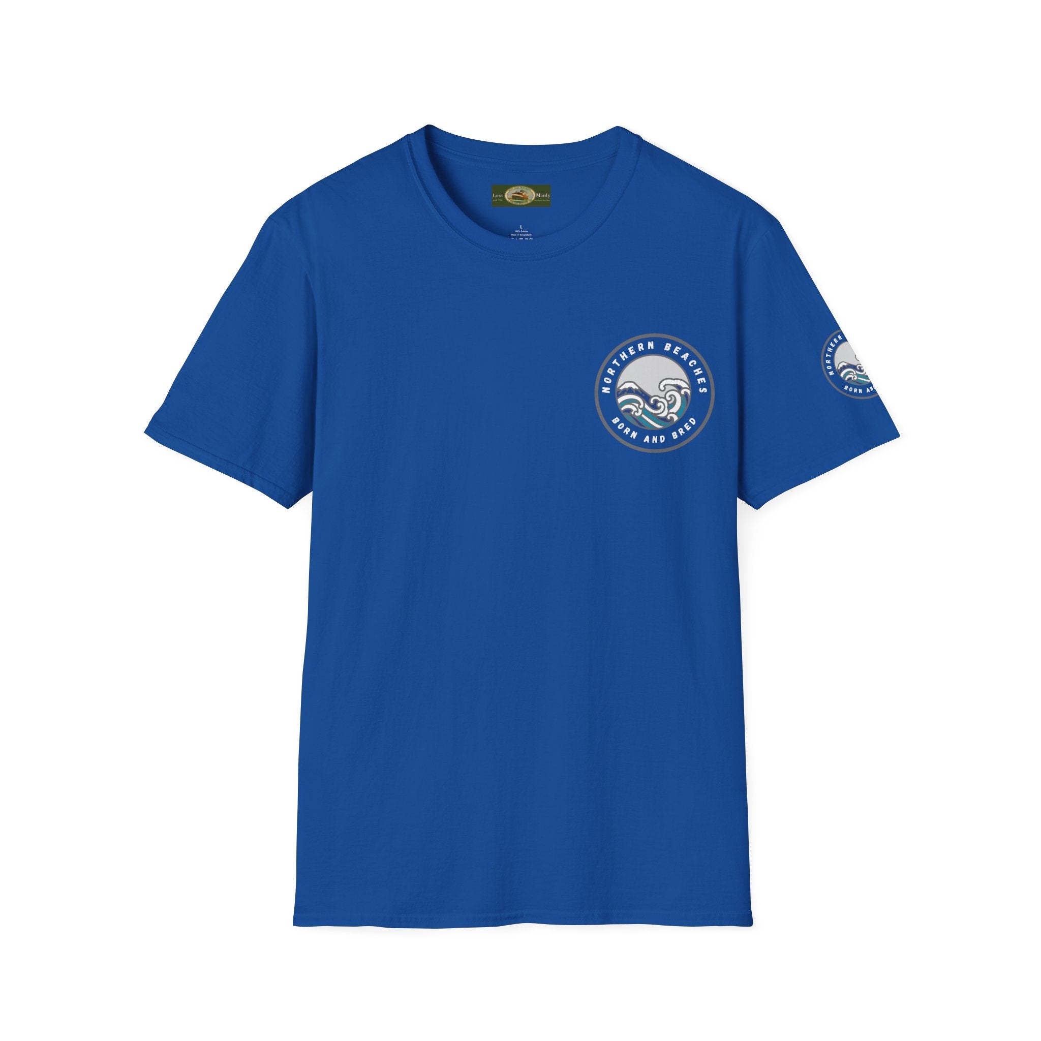 Northern Beaches Born and Bred Unisex T-Shirt Printify