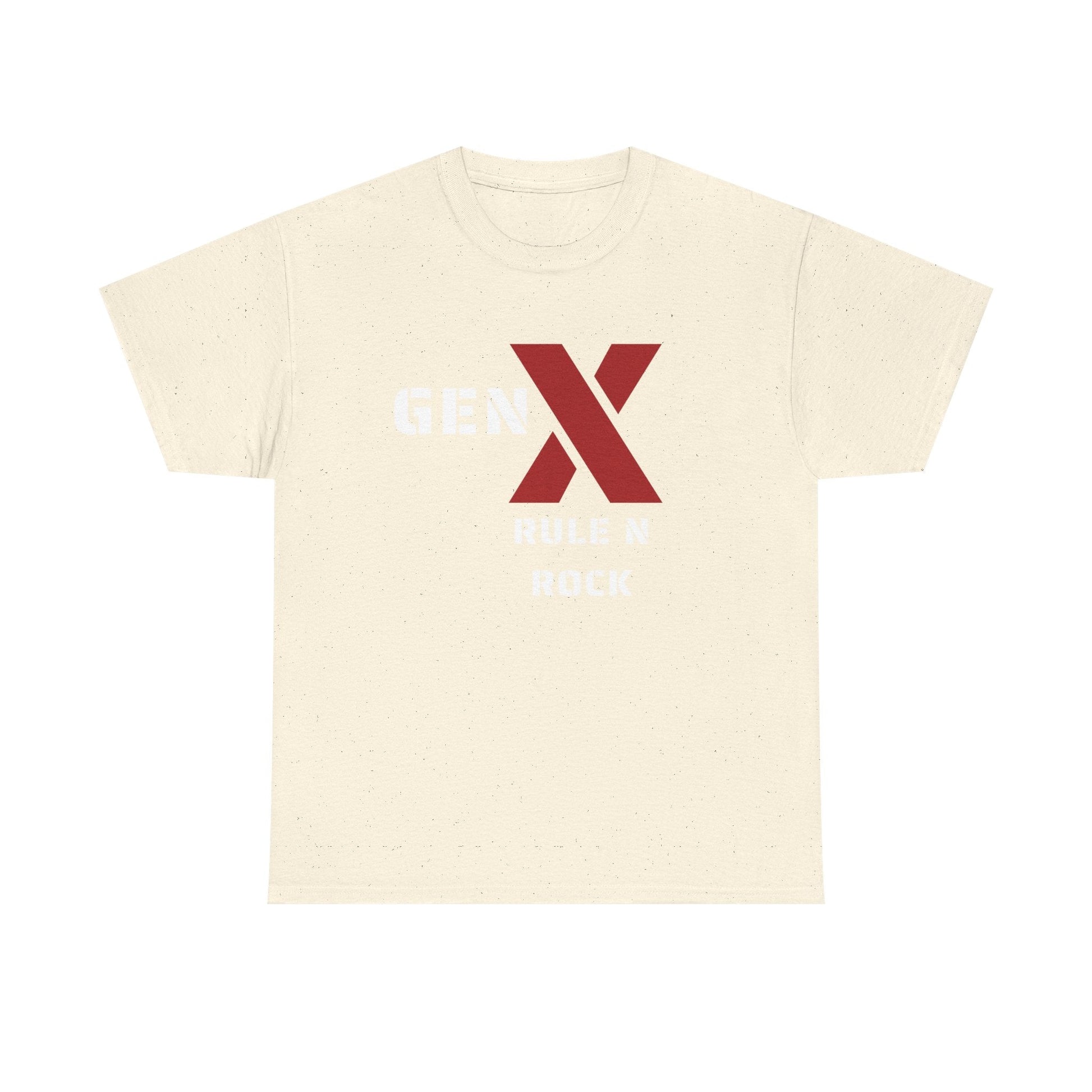 Gen X Rule N Rock Unisex Tee - Vintage Style Music T-Shirt, Casual Wear, Gift for Gen X, Music Lovers, Nostalgia Apparel 