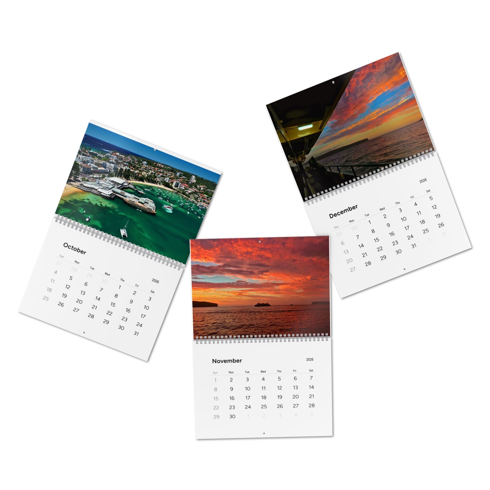On the Manly Ferries Standard Wall Calendar 2026 Haig Gilchrist Photography 