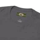 Heavy Cotton T-Shirt with free Canva custom designed logo front and back 