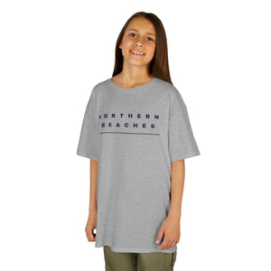 Northern Beaches Kids Heavy Cotton Tee with custom logo design 