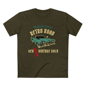 Gen X Vintage Gold Graphic Tee - Nostalgic Gen X T-Shirt, Vintage Style Tee, Gift for Generation X, Casual Wear, Retro Shirt 