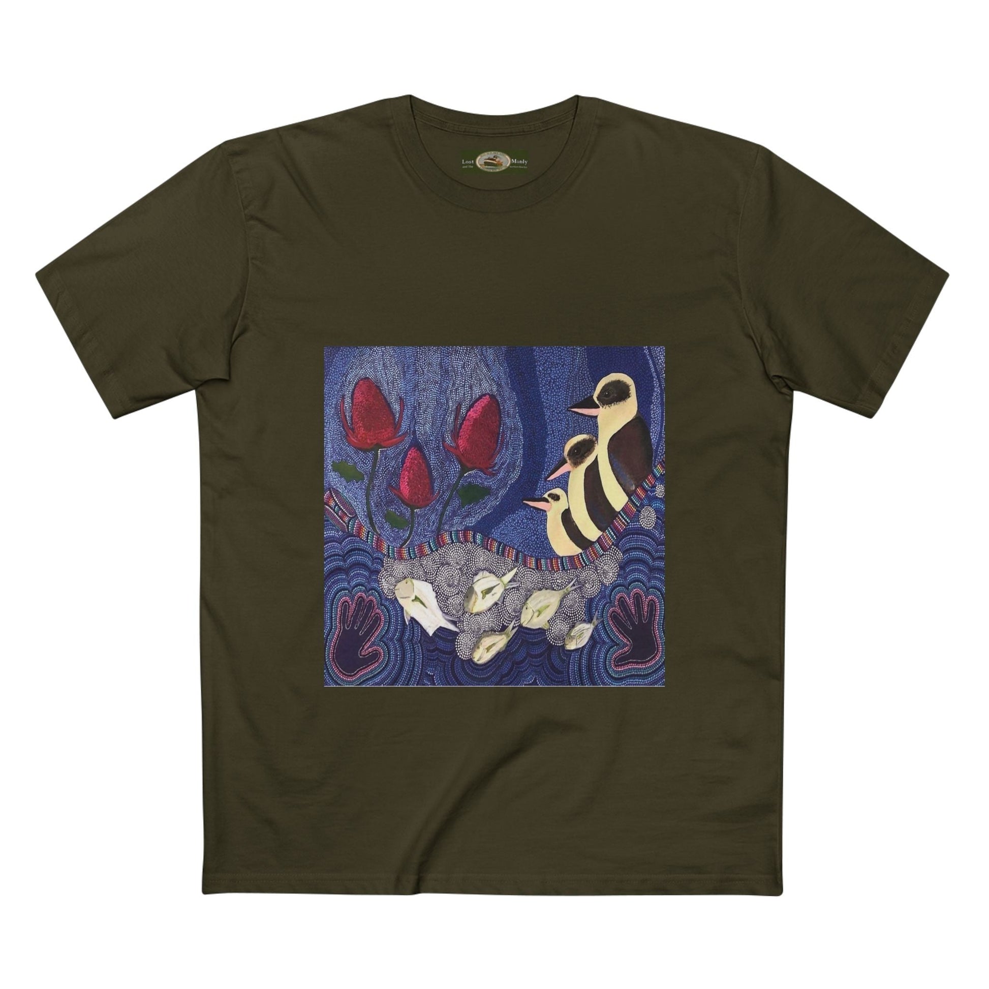 Australian Natives painting Northern Beaches printed T-Shirt Ogo Merch