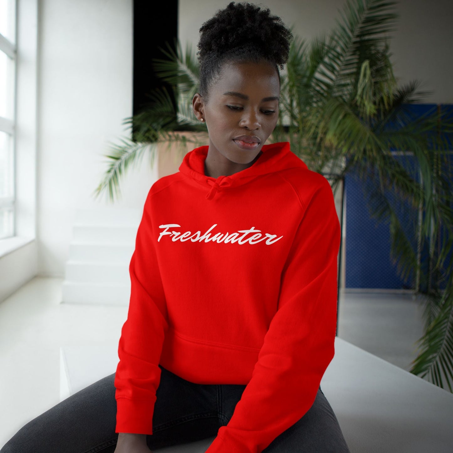 Freshwater Custom Logo Unisex Hoodie 
