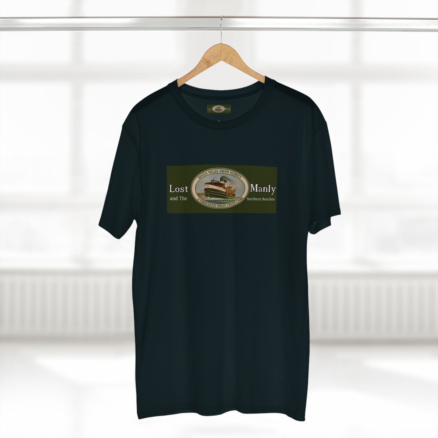 Lost Manly T-Shirt Original Lost Manly Trademark Custom Logo Limited Edition - Lost Manly Shop