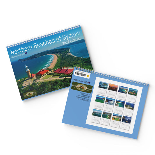 Northern Beaches of Sydney 2027 Wall Calendar