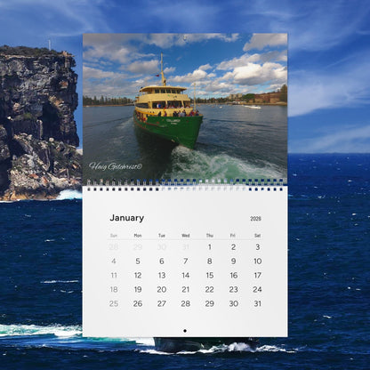 Seven Miles from Sydney Manly Ferry Memories Wall Calendar 2026 
