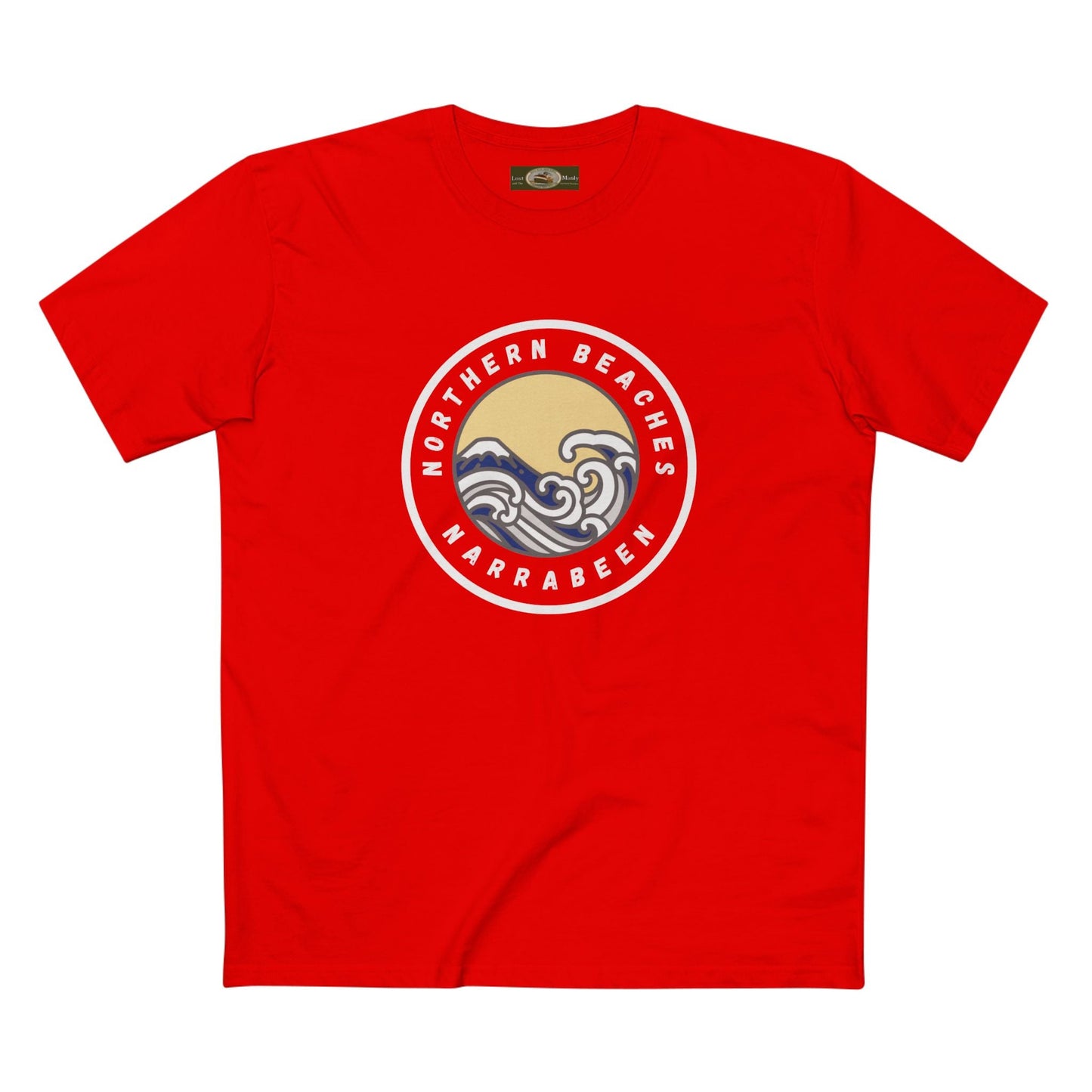 Narrabeen Northern Beaches Sydney Australia Printed Logo T-Shirt Printify