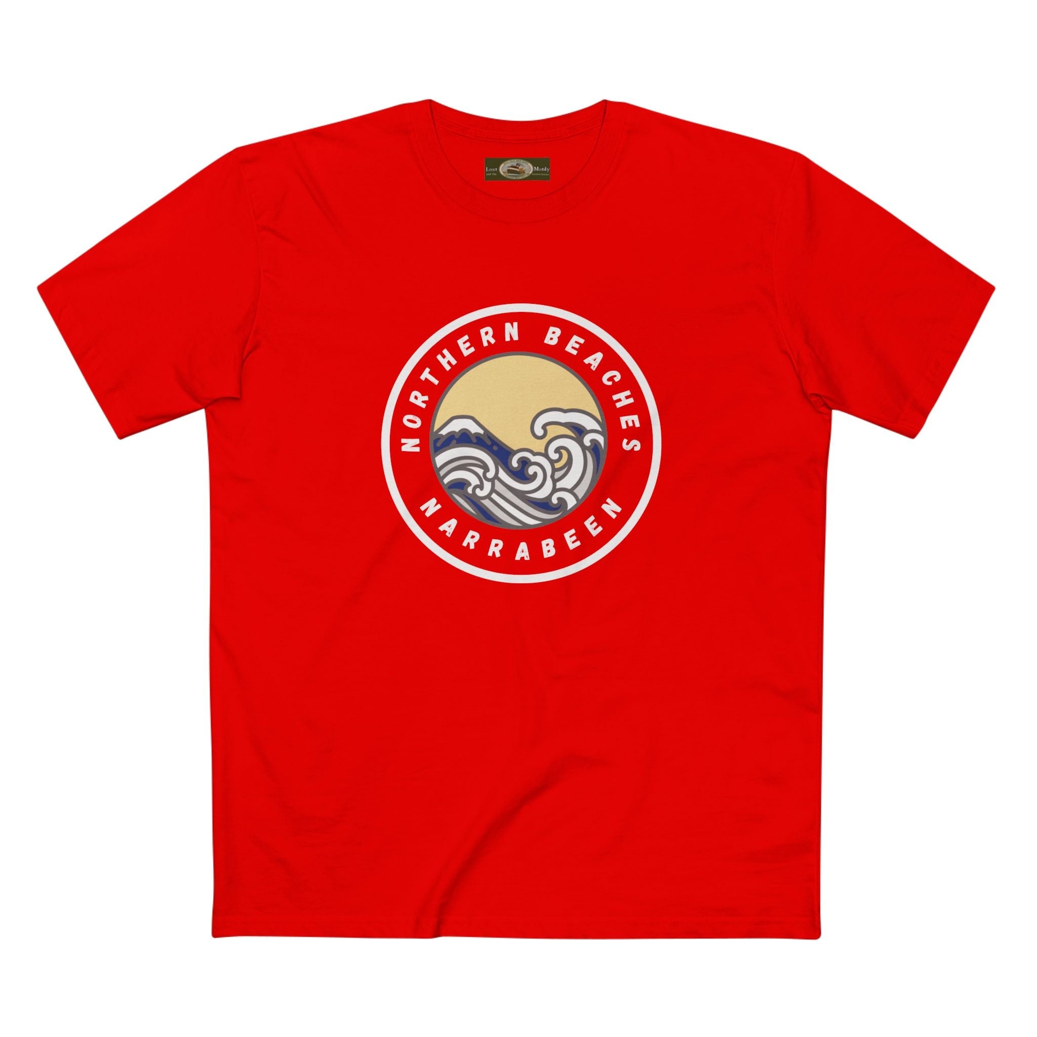 Narrabeen Northern Beaches Sydney Australia Printed Logo T-Shirt Printify