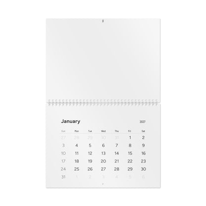 TESTING 2027 Minimal Wall Calendar — Clean Monthly Grid Planner