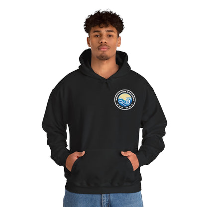 Lost Manly custom Northern Beaches Dee Why front and back logo edition Hoodie - Lost Manly Shop