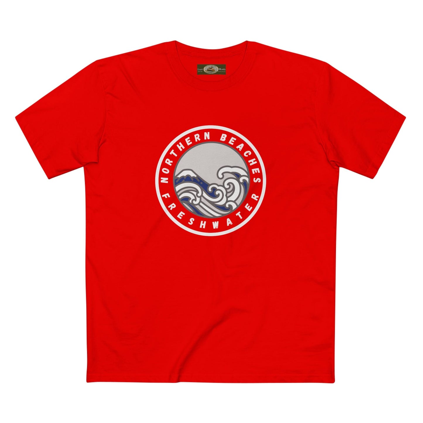 Northern Beaches 'Freshwater' Cotton Tee — Custom Logo Adult T-Shirt 