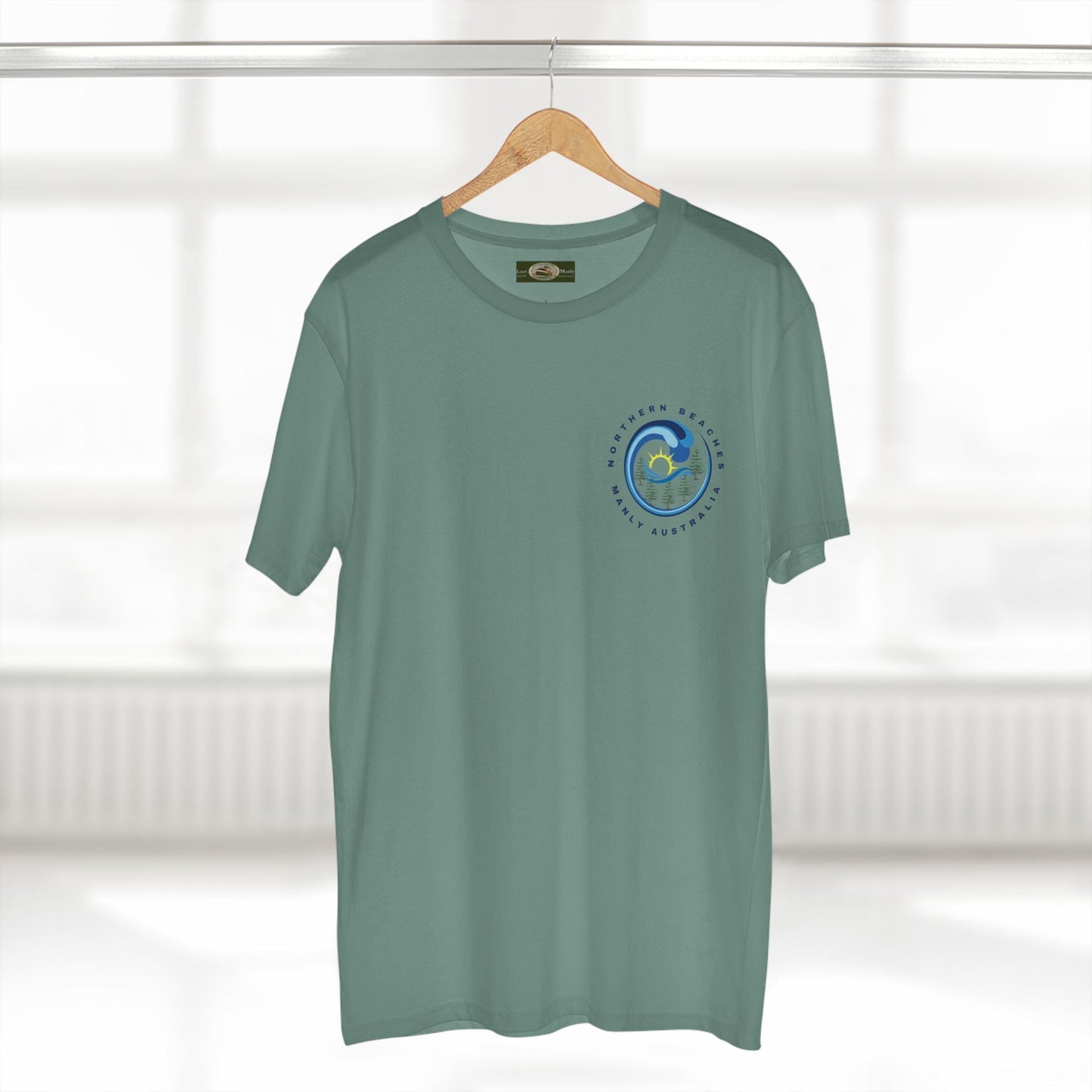 Northern Beaches Manly Australia logo AS Colour Adult Cotton Tee 