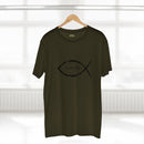 Christian Fish Acronym Adult Tee Printify