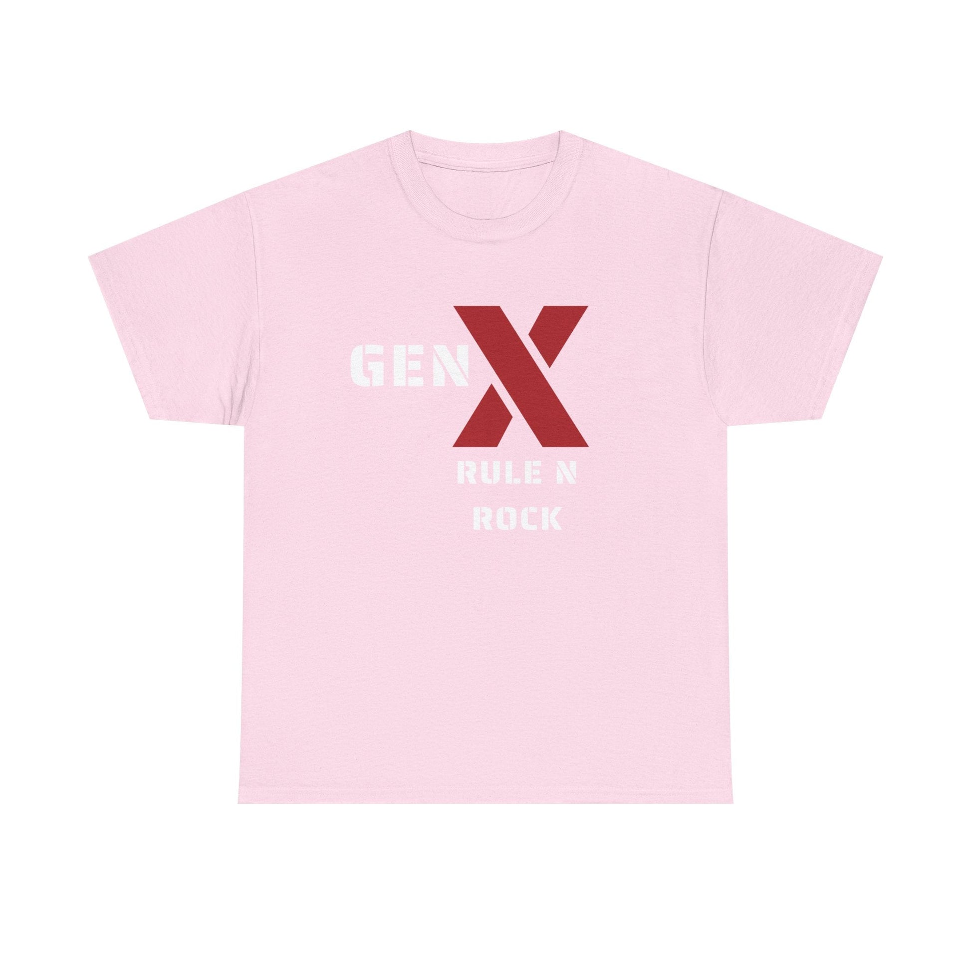 Gen X Rule N Rock Unisex Tee - Vintage Style Music T-Shirt, Casual Wear, Gift for Gen X, Music Lovers, Nostalgia Apparel 