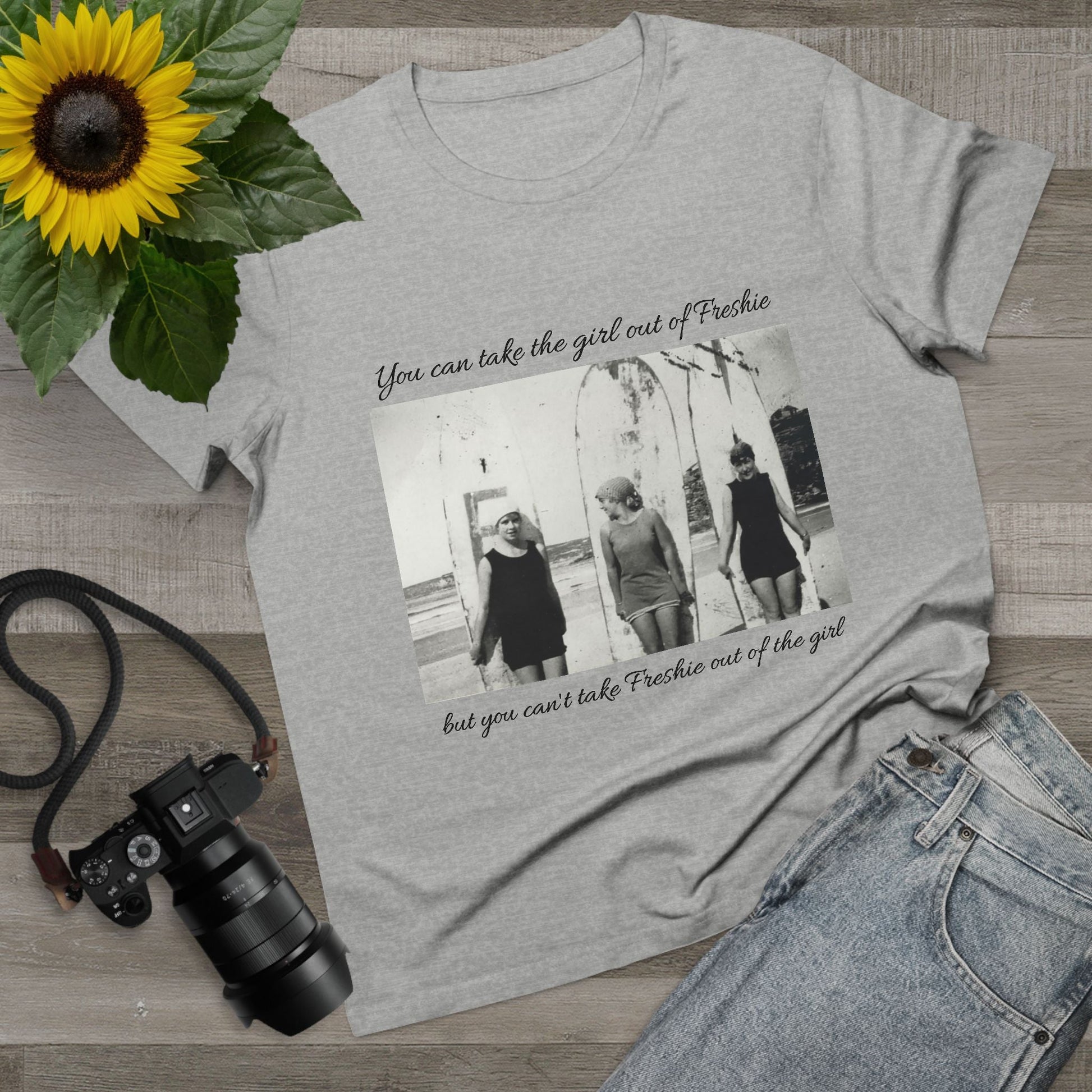 Vintage Women’s Maple Tee - ‘You Can Take the Girl Out of Freshie’ Graphic T-Shirt 
