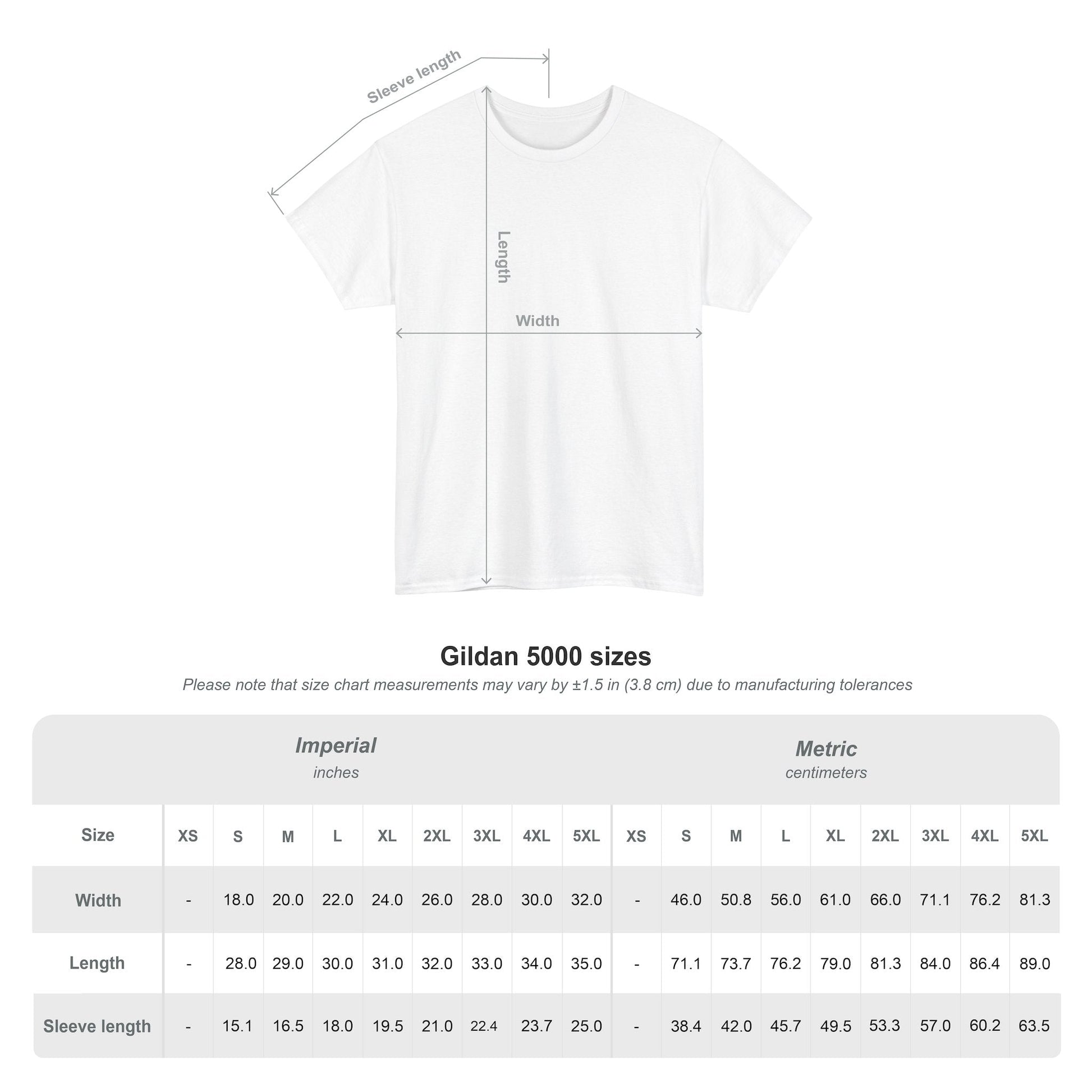 Heavy Cotton T-Shirt with free Canva custom designed logo front and back 