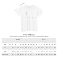 Heavy Cotton T-Shirt with free Canva custom designed logo front and back 