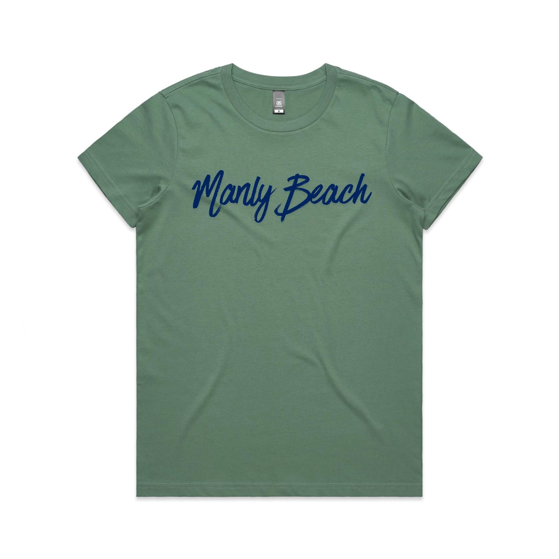 Lost Manly Custom Manly Beach Logo Edition AS Colour Women's Maple Tee - Lost Manly Shop