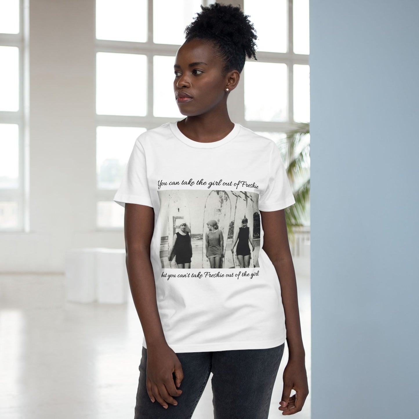 Vintage Women’s Maple Tee - ‘You Can Take the Girl Out of Freshie’ Graphic T-Shirt 