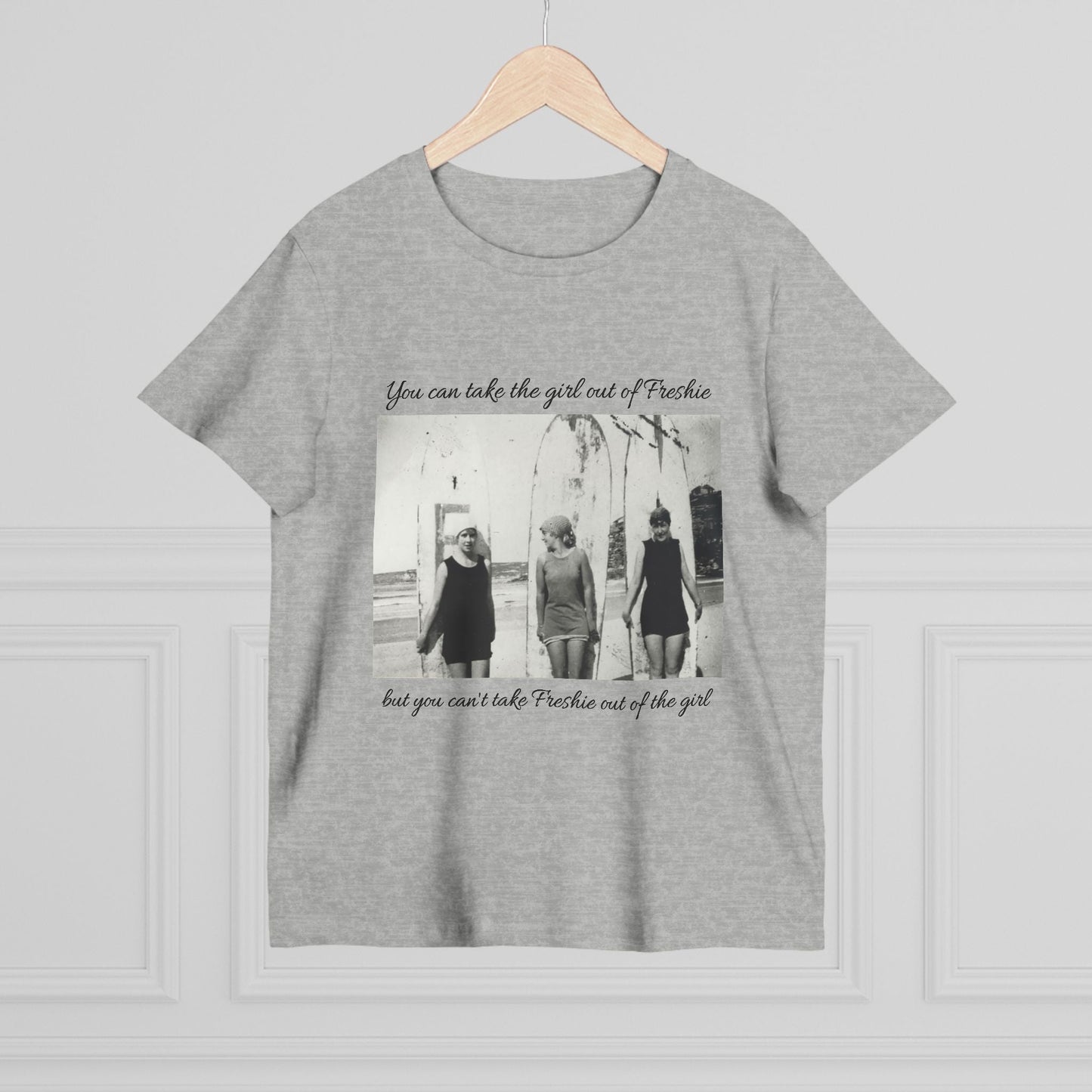 Vintage Women’s Maple Tee - ‘You Can Take the Girl Out of Freshie’ Graphic T-Shirt 