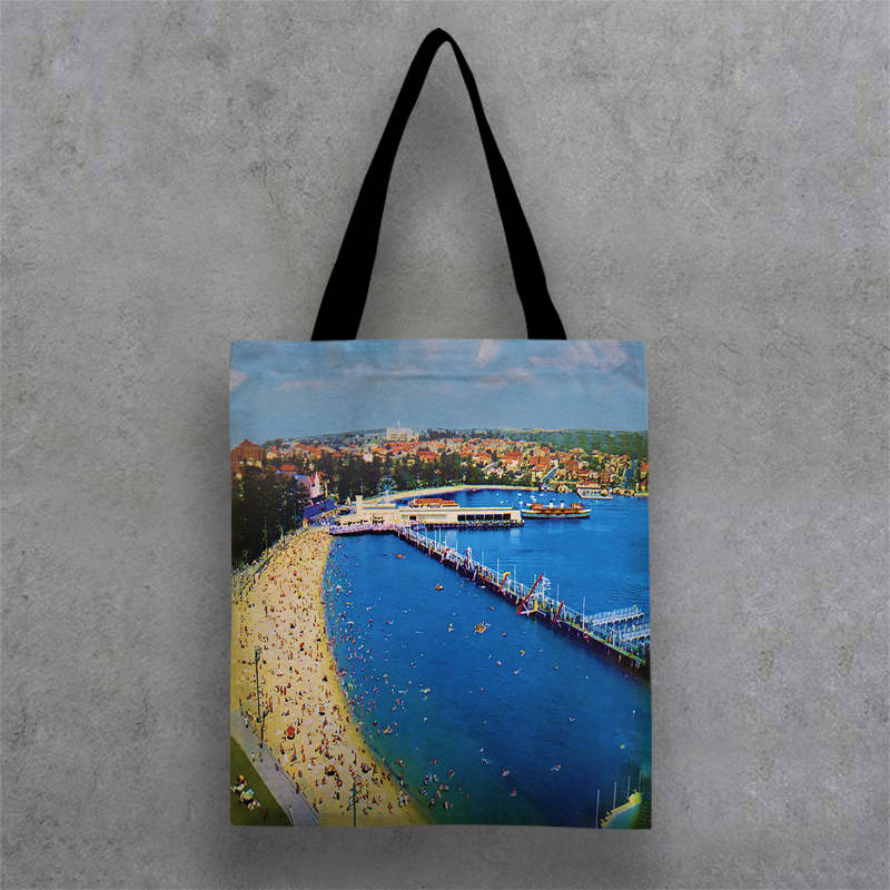 Colourful Canvas Totes Sydney By the Sea Art Designs Customisation - Lost Manly Shop