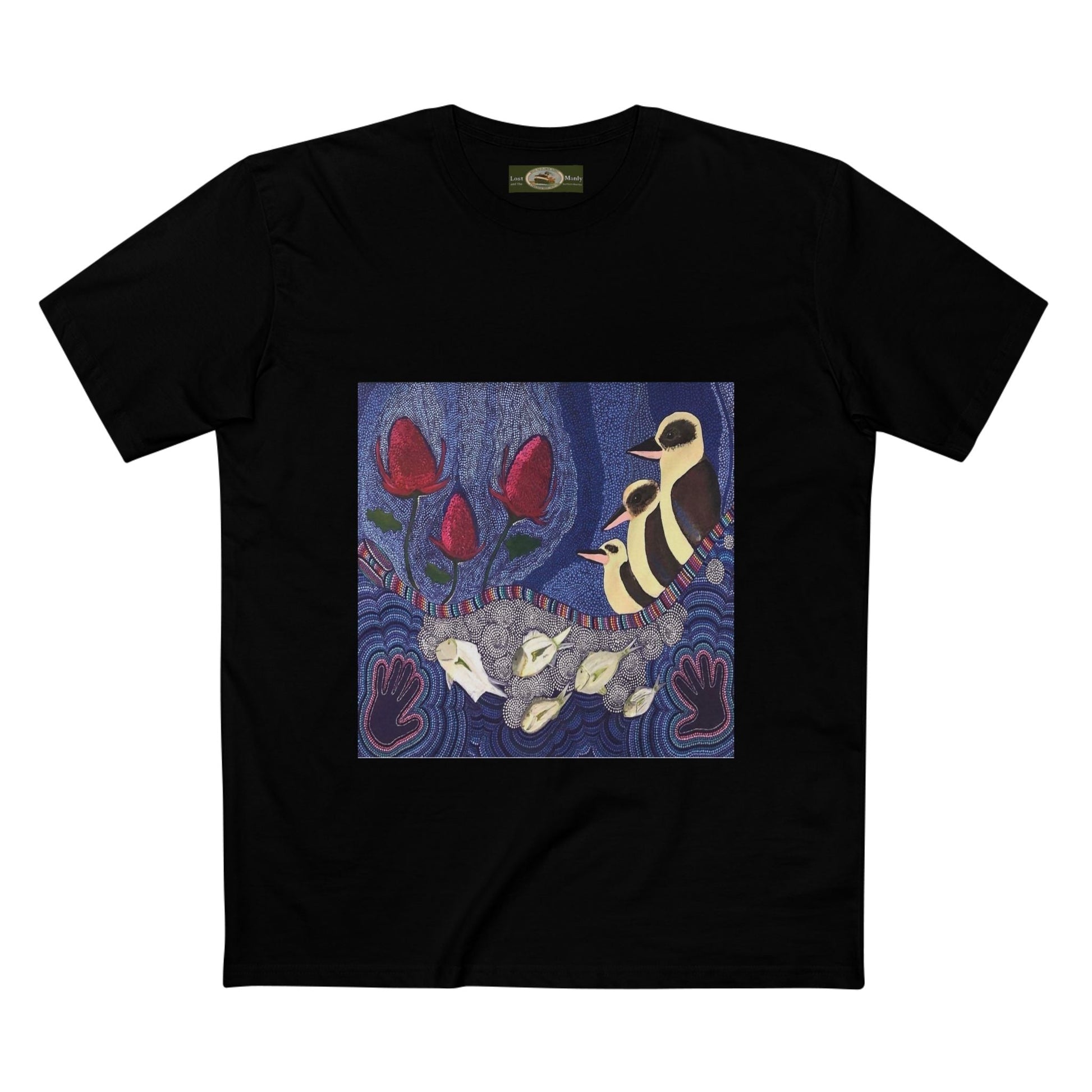 Australian Natives painting Northern Beaches printed T-Shirt Ogo Merch