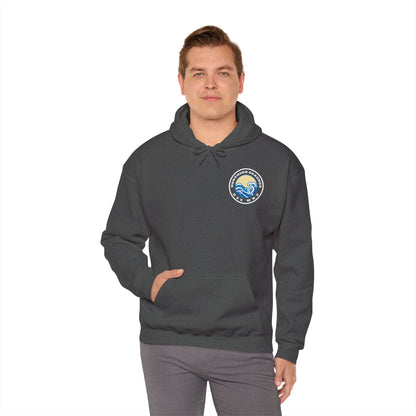 Lost Manly custom Northern Beaches Dee Why front and back logo edition Hoodie - Lost Manly Shop