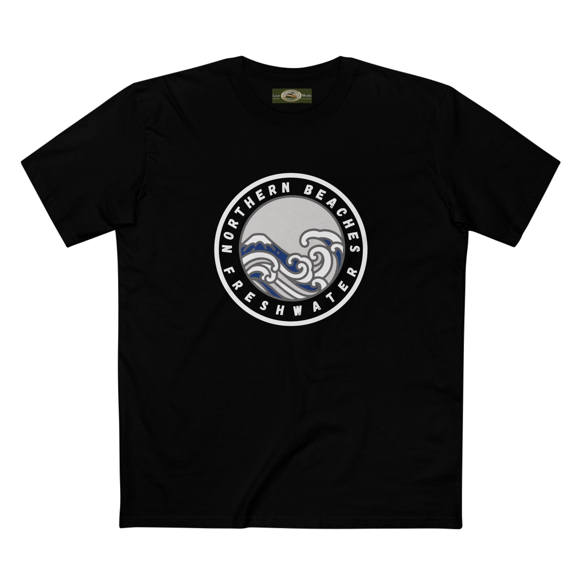 Northern Beaches 'Freshwater' Cotton Tee — Custom Logo Adult T-Shirt 