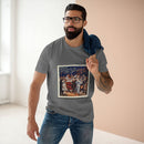 Vintage Manly Mardi Gras Staple Tee Printify