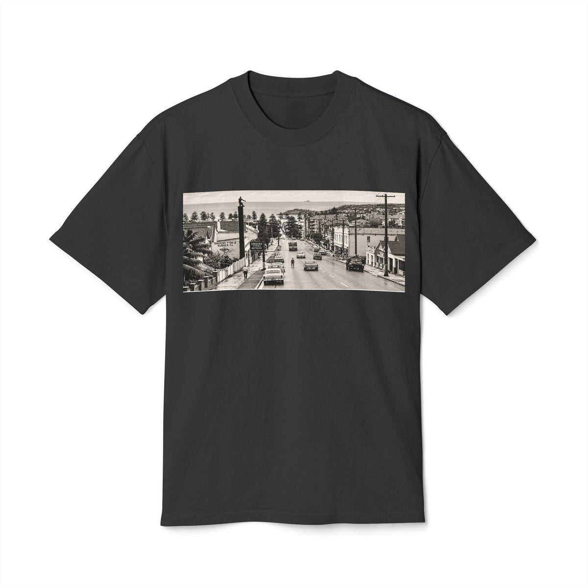 Sindens Tyre Man — Retro Manly Graphic T-Shirt