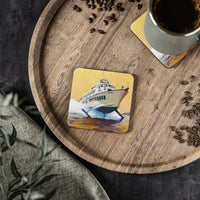 Cork Coasters - 'Manly' Hydrofoil on Sydney Harbour - Lost Manly Shop