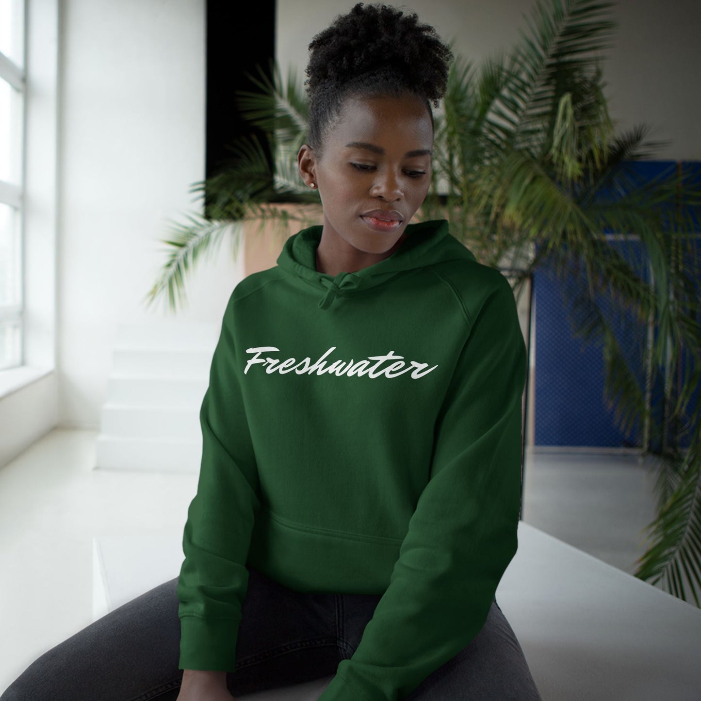 Freshwater Custom Logo Unisex Hoodie 