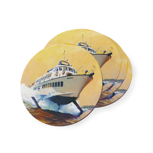 Cork Coasters - 'Manly' Hydrofoil on Sydney Harbour - Lost Manly Shop