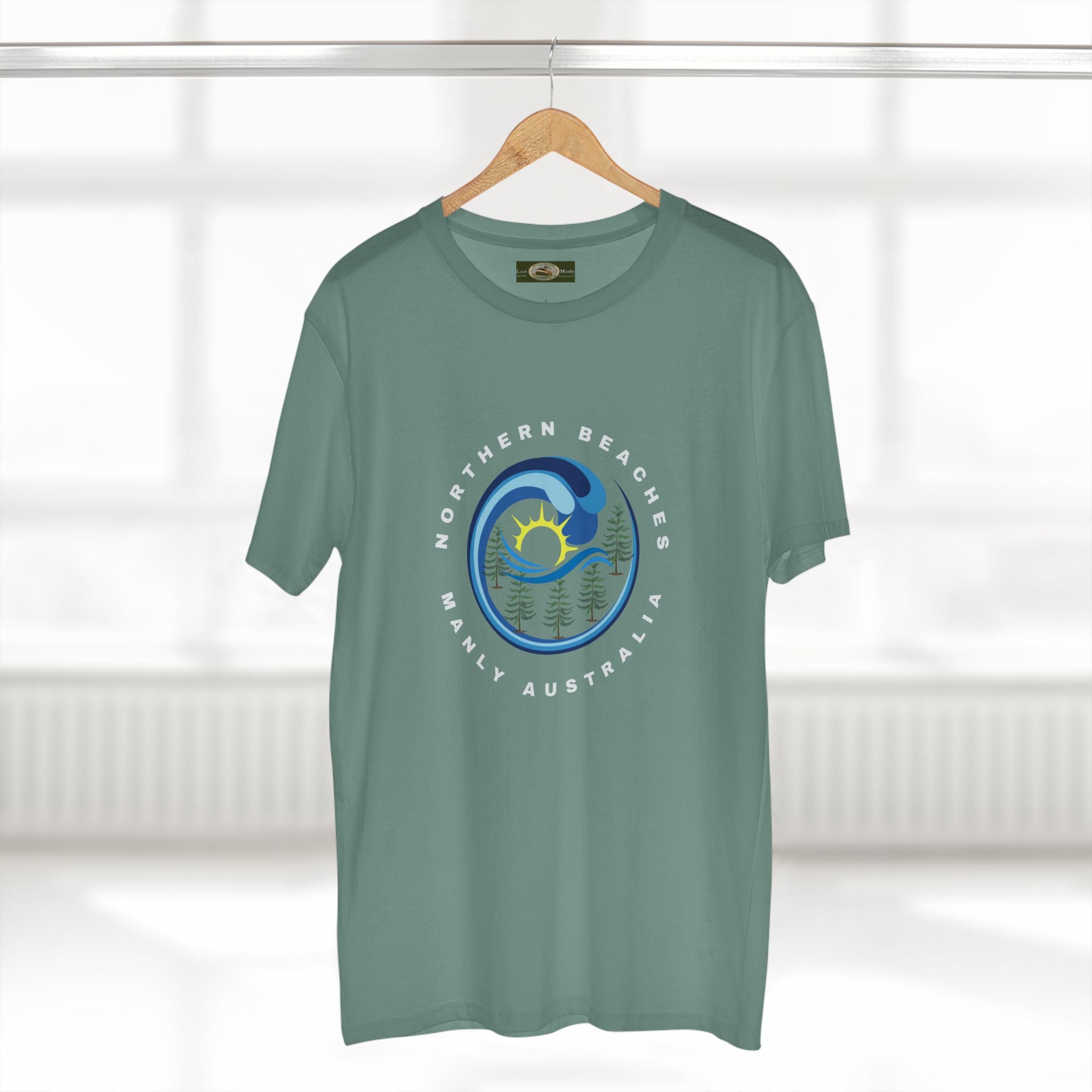 Manly Northern Beaches Sydney Australia Printed Logo T-Shirt Printify