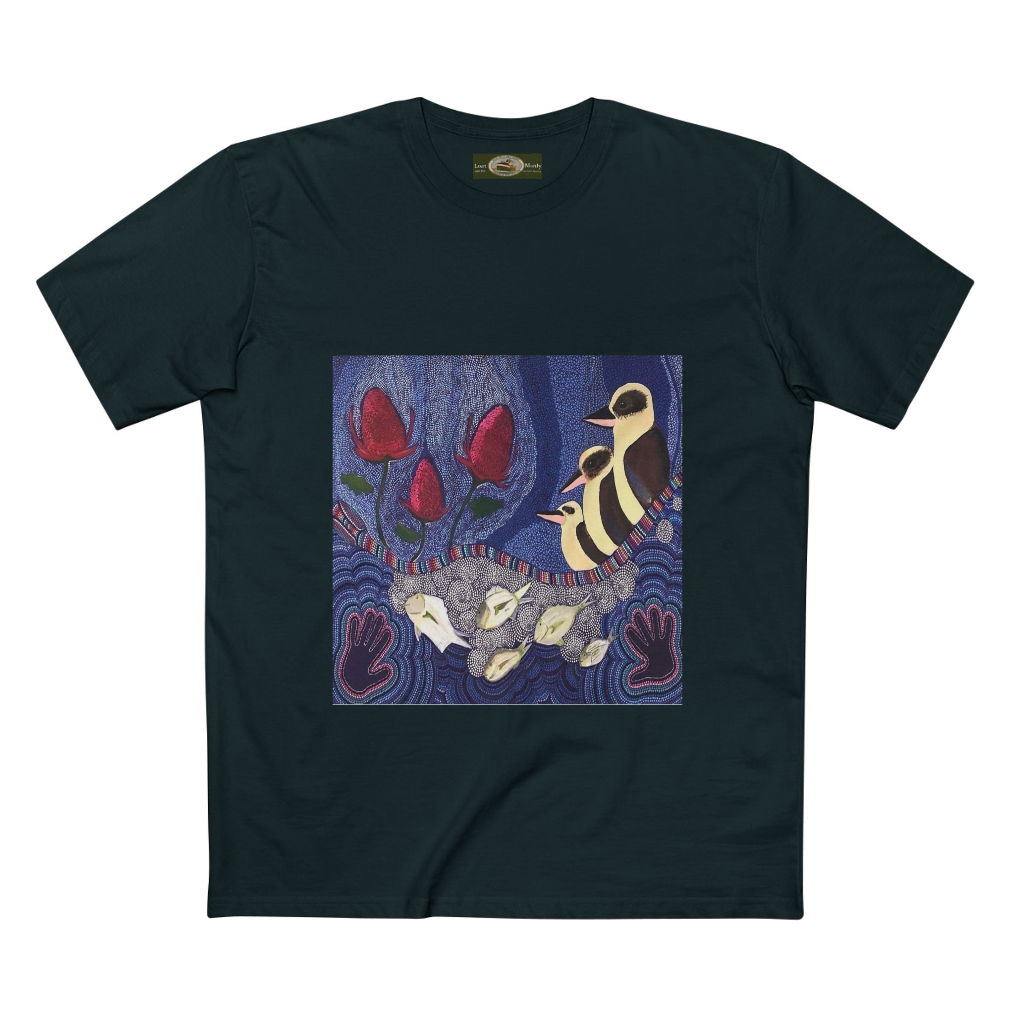 Australian Natives painting Northern Beaches printed T-Shirt Ogo Merch