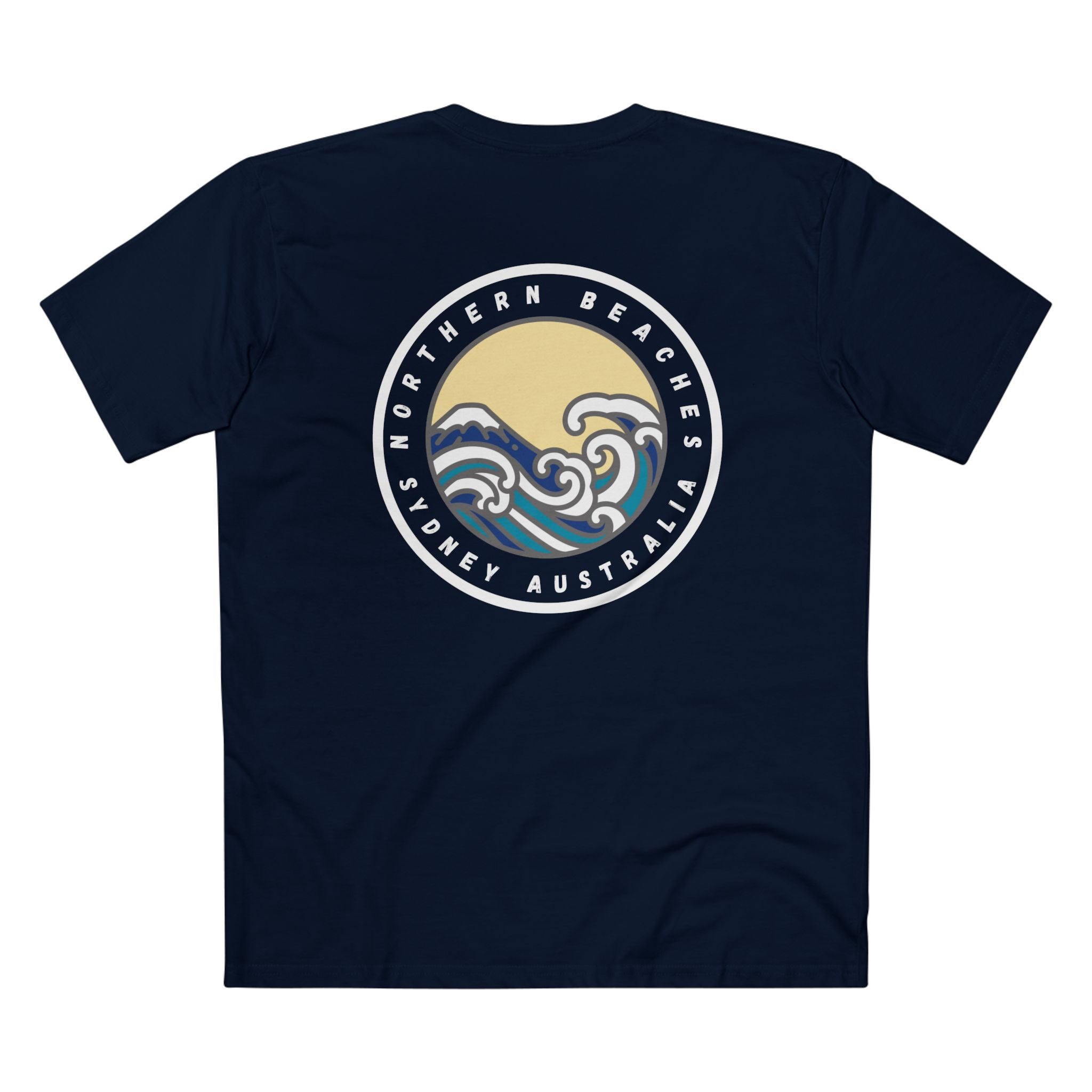 Northern Beaches front/back Logo Adult T-Shirt 