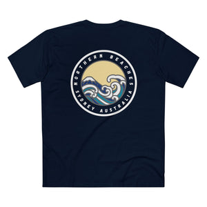 Northern Beaches front/back Logo Adult T-Shirt 